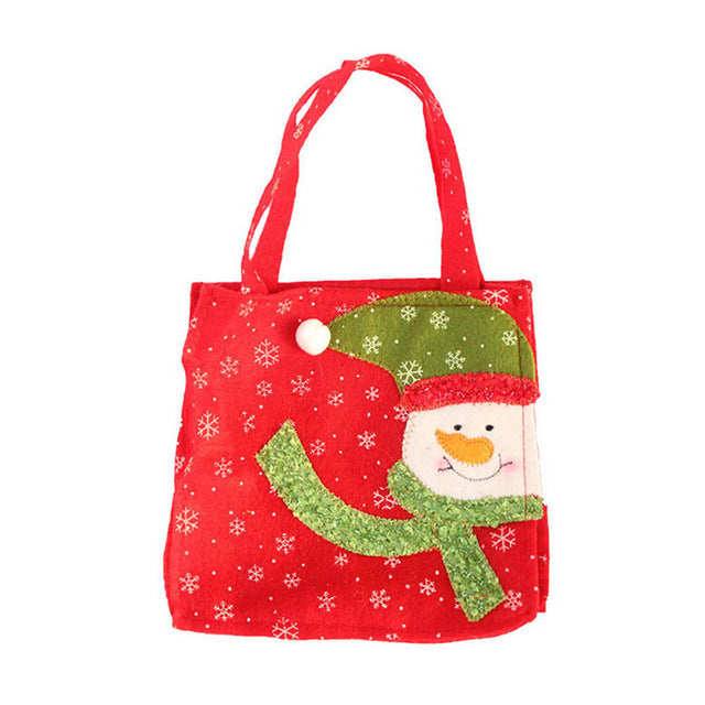 New Year Xmas Gifts Santa Claus Snowman Candy Handbags DromedarShop.com Online Boutique