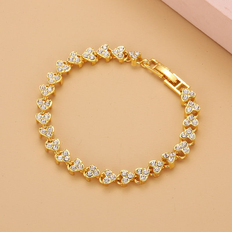 Roman Women's Zircon Crystal New Bracelet DromedarShop.com Online Boutique