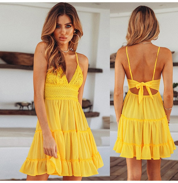 Summer Women's Lace Dress - DromedarShop.com Online Boutique