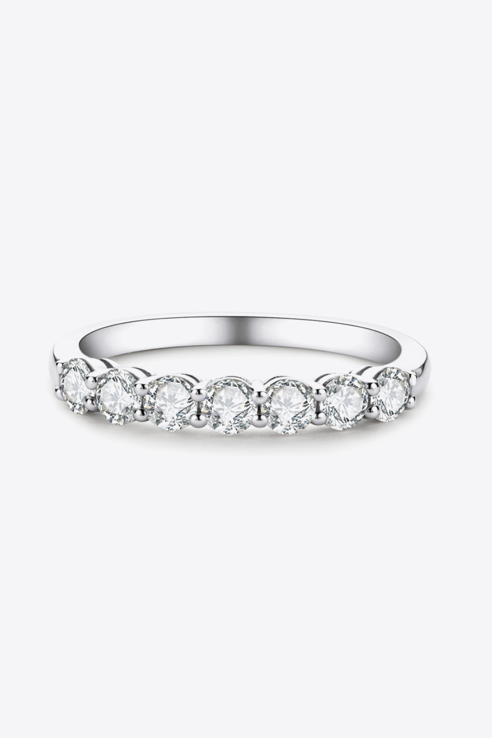 Can't Stop Your Shine Moissanite Platinum-Plated Ring - DromedarShop.com Online Boutique