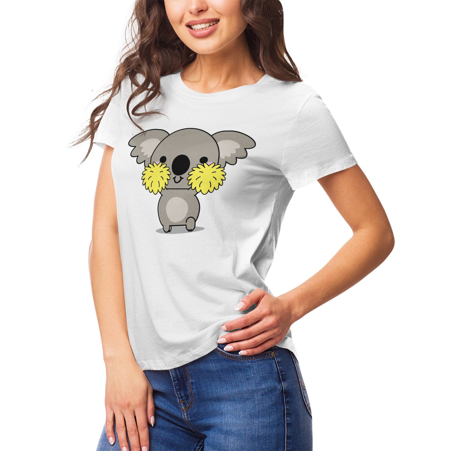 Koala Serie 16 Women's Ultrasoft Pima Cotton T‑shirt - DromedarShop.com Online Boutique