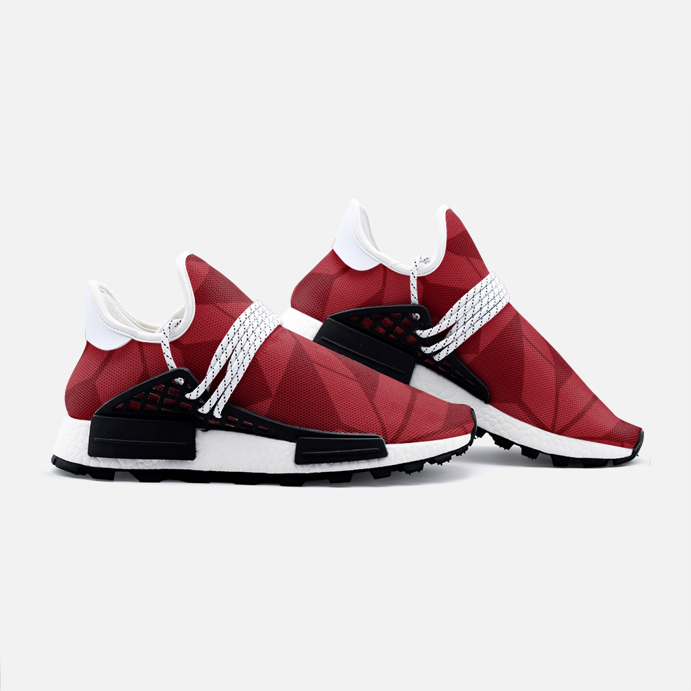 Aztec Red pattern  Unisex Lightweight Sneaker S-1 Boost DromedarShop.com Online Boutique