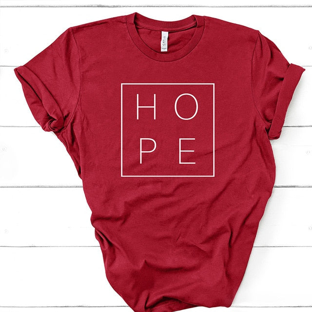 Women T Shirt " Hope " DromedarShop.com Online Boutique