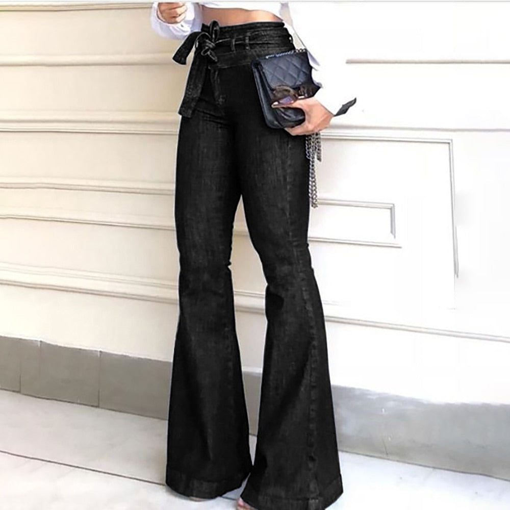Women's Jeans High Waist Denim Pants DromedarShop.com Online Boutique