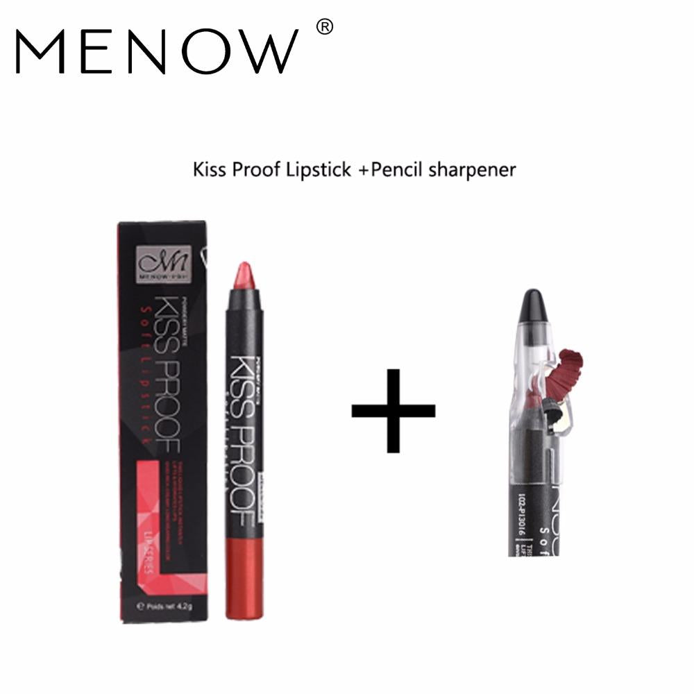 Waterproof Lipstick Pen + Gift 1Pcs Pencil Sharpener ,  19 color DromedarShop.com Online Boutique