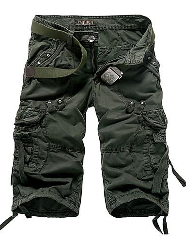 Men's Cargo Shorts Pants - Solid Colored - DromedarShop.com Online Boutique