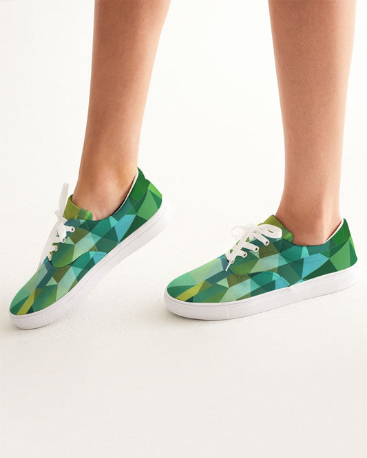 Green Line 101 Women's Lace Up Canvas Shoe DromedarShop.com Online Boutique