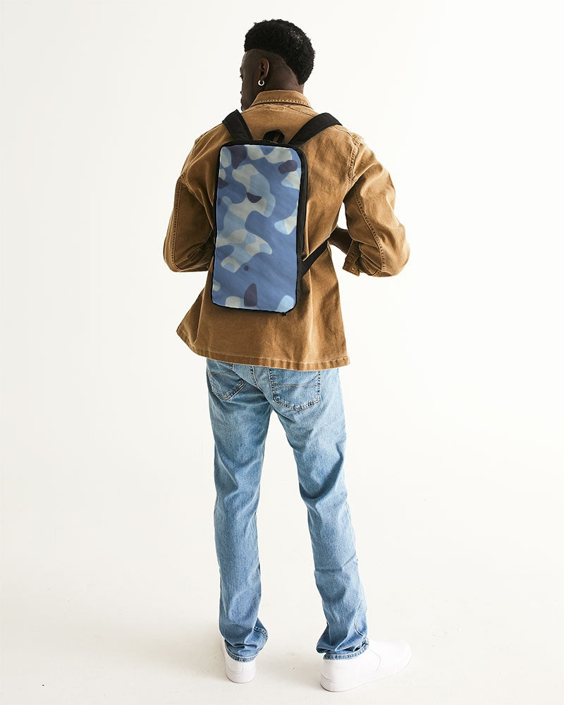 Blue Maniac Camouflage Slim Tech Backpack DromedarShop.com Online Boutique