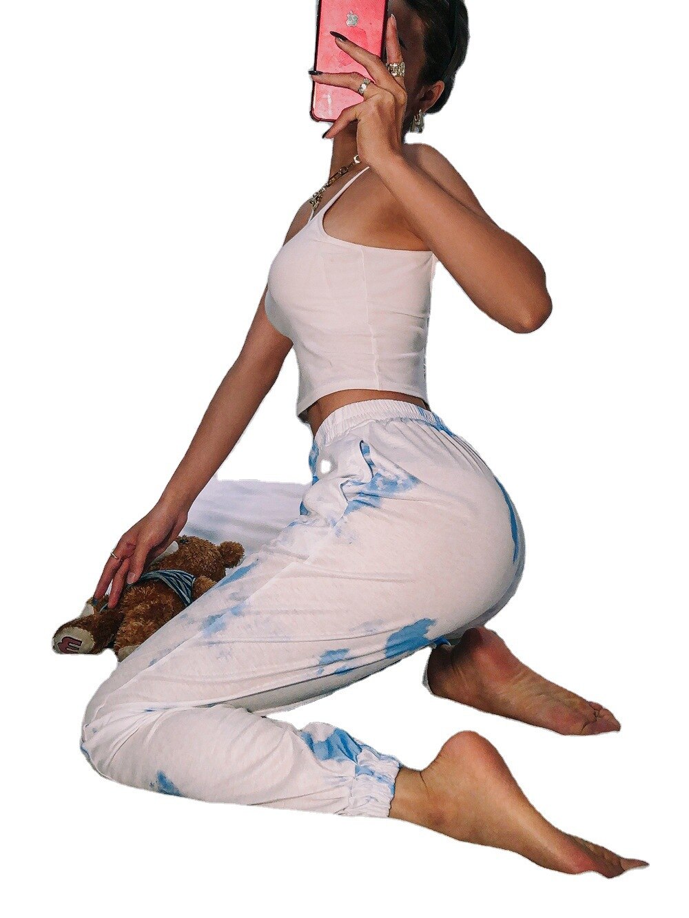 Women's Casual Tie-Dye Print Pants DromedarShop.com Online Boutique