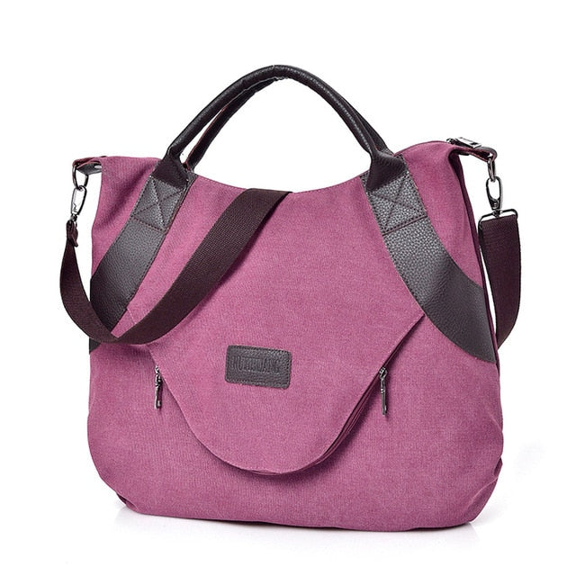Summer Women Canvas Shoulder Bag DromedarShop.com Online Boutique