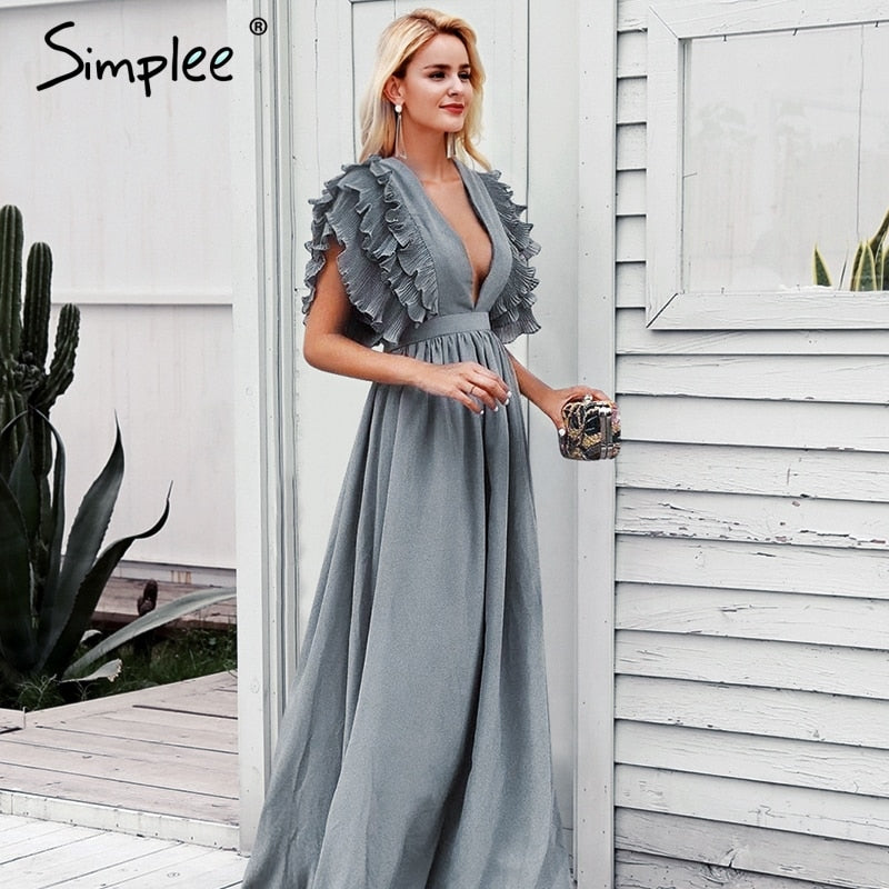 Simplee Elegant Long Dresses DromedarShop.com Online Boutique