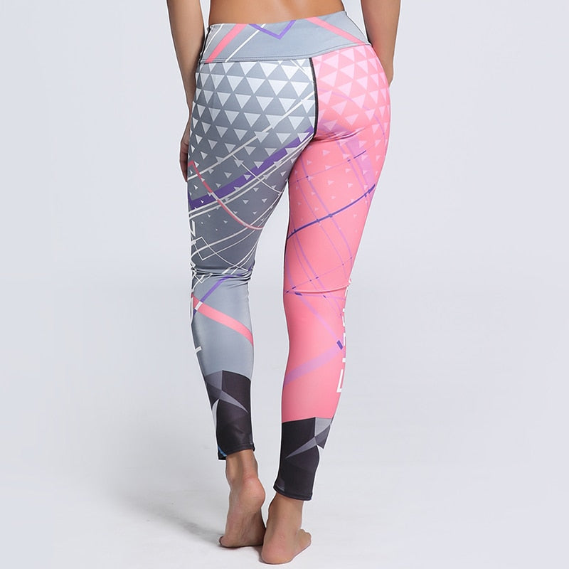 Multicolor Leggings Women Workout Pants DromedarShop.com Online Boutique