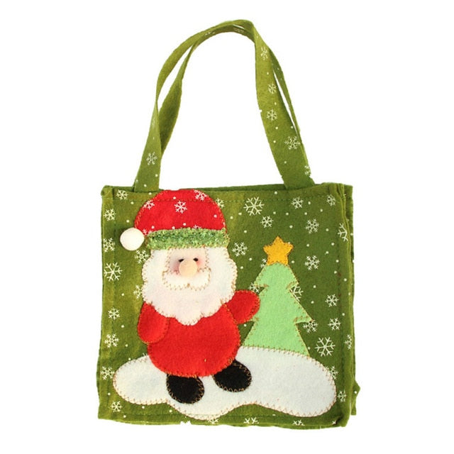 New Year Xmas Gifts Santa Claus Snowman Candy Handbags DromedarShop.com Online Boutique