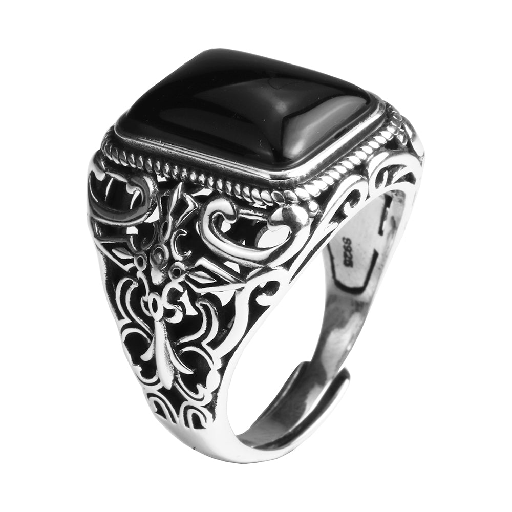Real 925 Sterling Silver Punk Ring DromedarShop.com Online Boutique