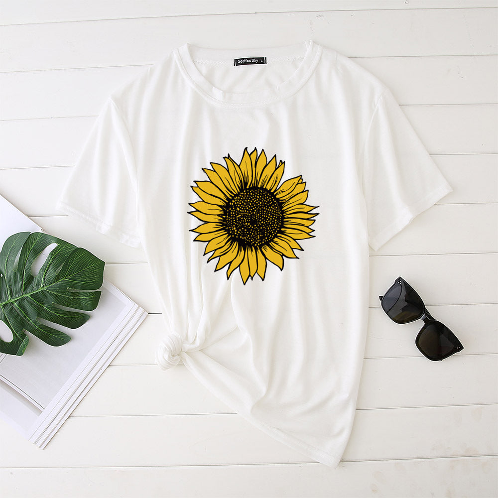 Sunflower Women's T-Shirt - DromedarShop.com Online Boutique