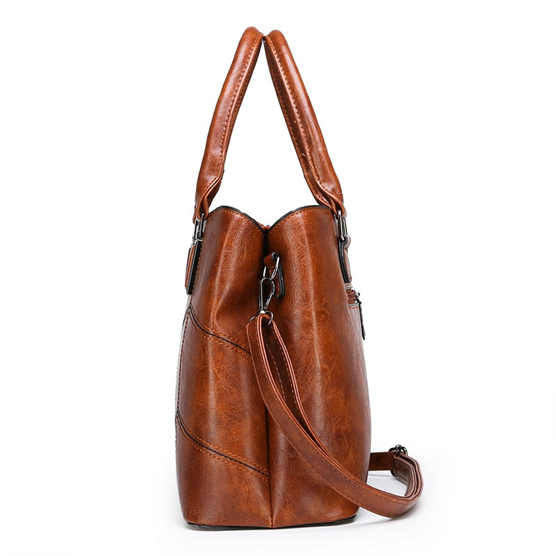 High Quality PU Leather Women Handbags(3 Sets) DromedarShop.com Online Boutique