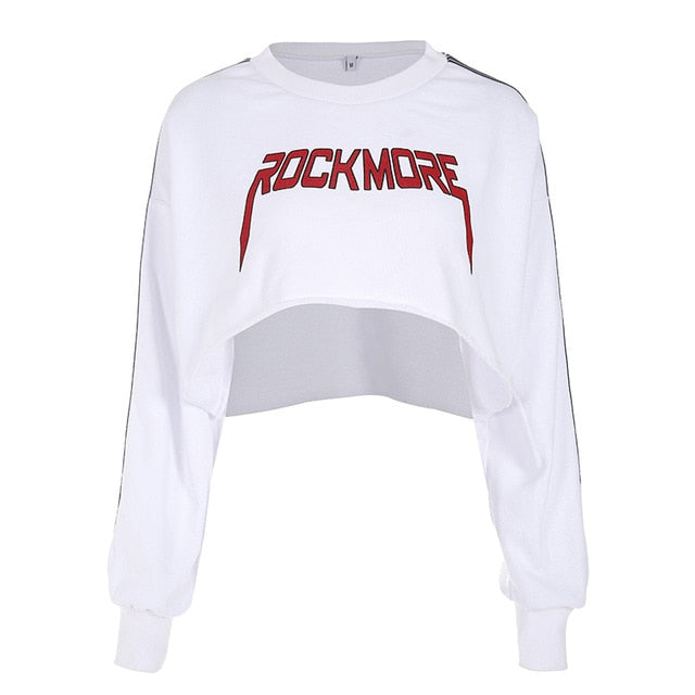 Oversized Crop Sweatshirt DromedarShop.com Online Boutique