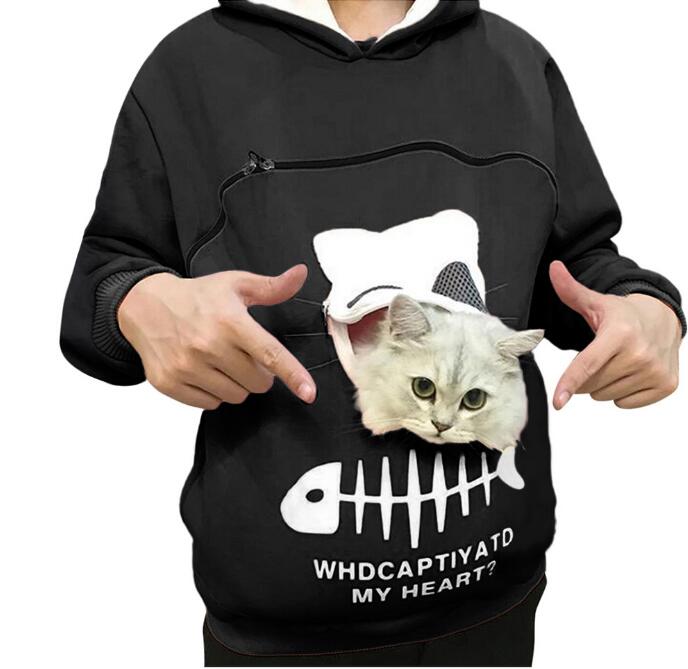 Pet Carrier Thicken Hoodies Kitten Puppy Holder Animal Pouch Breathable Hooded DromedarShop.com Online Boutique