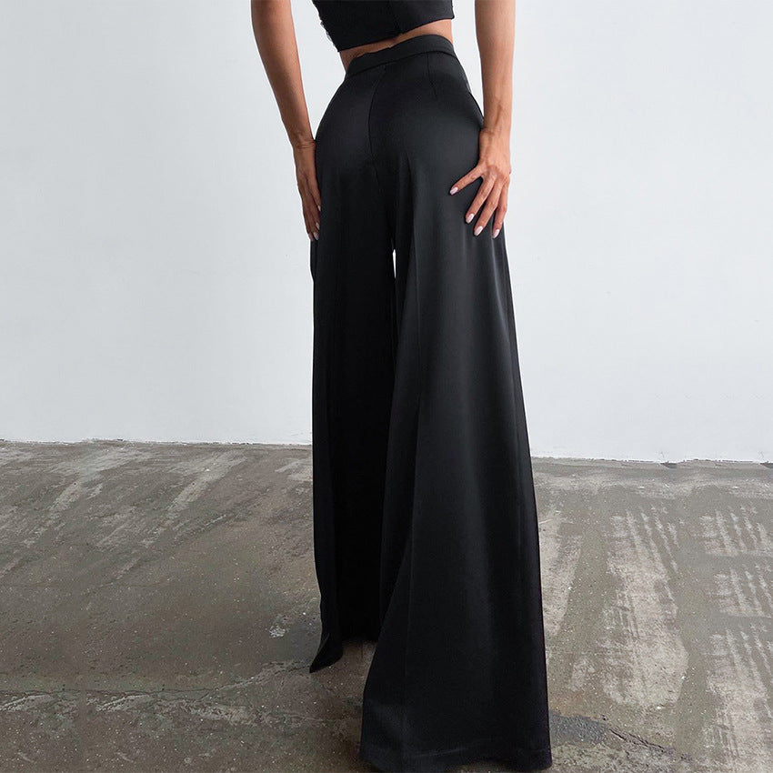 Women Black Elegant Pants - DromedarShop.com Online Boutique