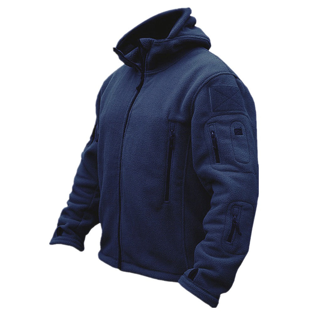 Men's Outdoor Warm Bladder Fleece Jacket Hoodie - DromedarShop.com Online Boutique