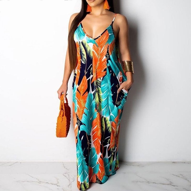 Boho Print Women Dress DromedarShop.com Online Boutique