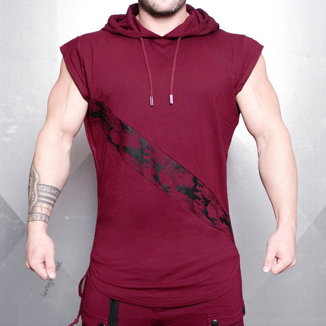 Men Bodybuilding Tank Top sleeveless Hoodie Sweatshirt - DromedarShop.com Online Boutique