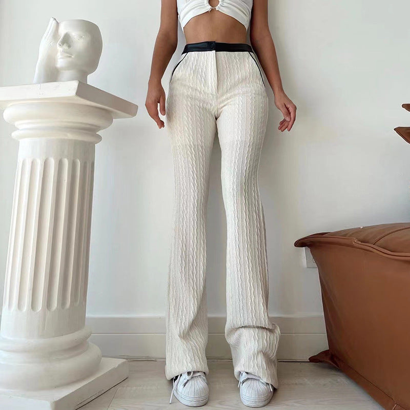 Women's Fashion High Waist Design Casual Slim Pants - DromedarShop.com Online Boutique