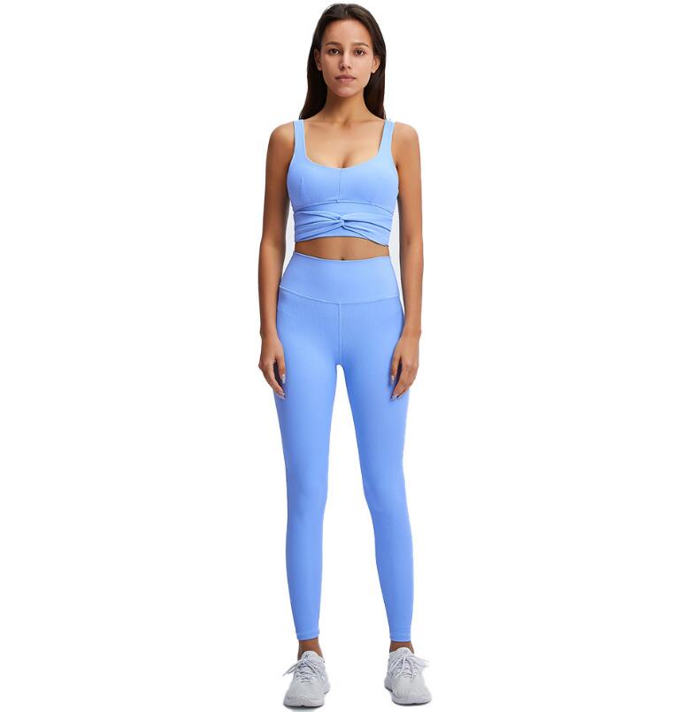 Women Active Yoga Sports Bra & Seamless Leggings 2pcs Set DromedarShop.com Online Boutique