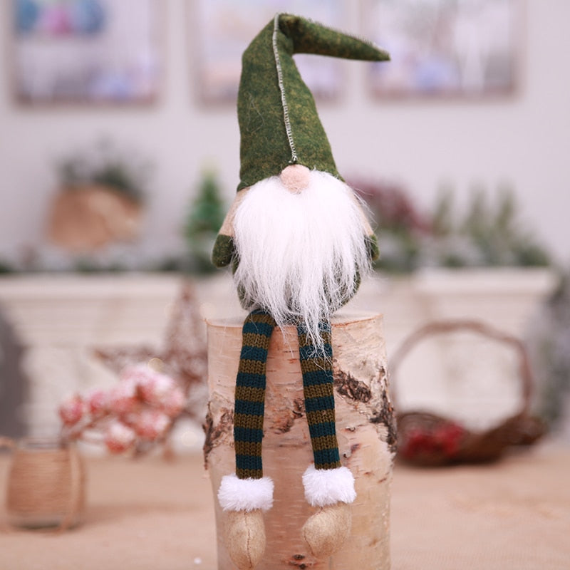 Nordic Plush Dwarf Ornaments Christmas Present Santa Claus Dolls DromedarShop.com Online Boutique