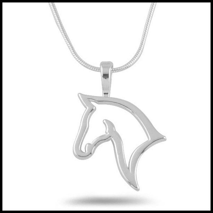 Horse Pendant Necklace For Women DromedarShop.com Online Boutique