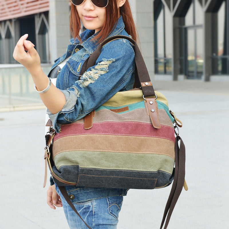 Canvas Women Shoulder Bags DromedarShop.com Online Boutique