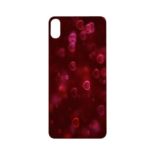 Rubber Case for iPhone XS Max (6.5") Red Heart sutom design DromedarShop.com Online Boutique