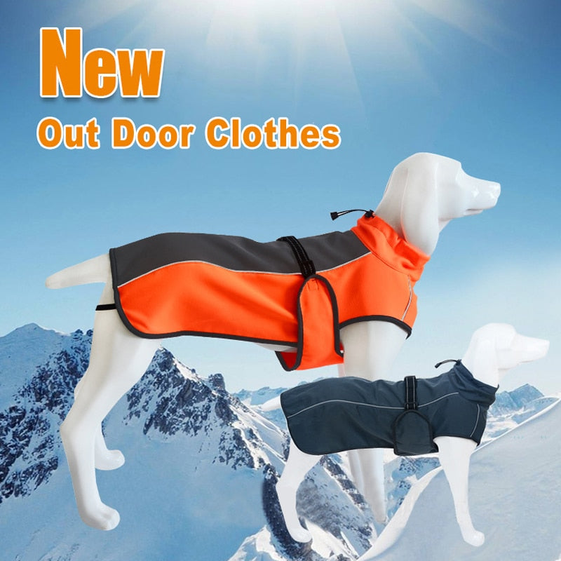 Pet Dogs Clothes Waterproof Autumn Winter Warm Big Dog Clothing DromedarShop.com Online Boutique