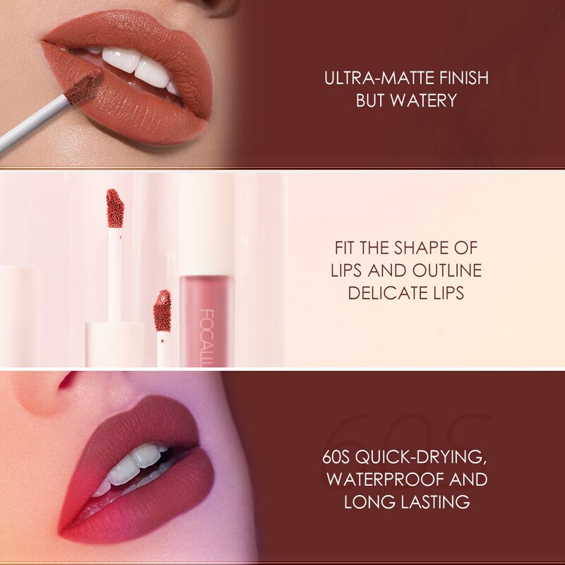 Matte Velvet Lip Stick Long-lasting Matt Liquid Lipstick DromedarShop.com Online Boutique