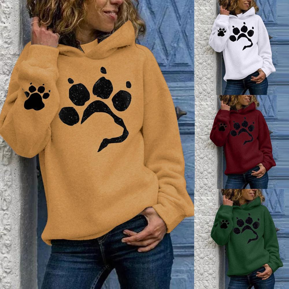 Dog paw Print Women's Hoodies DromedarShop.com Online Boutique