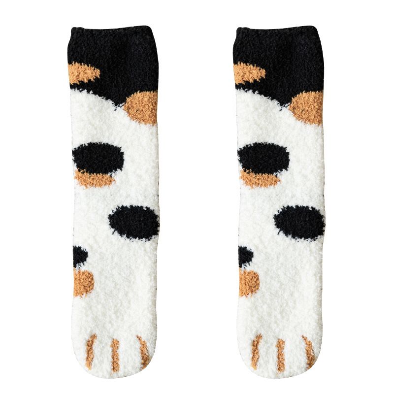 Winter Women Cat Claws Warm Fleece Socks DromedarShop.com Online Boutique