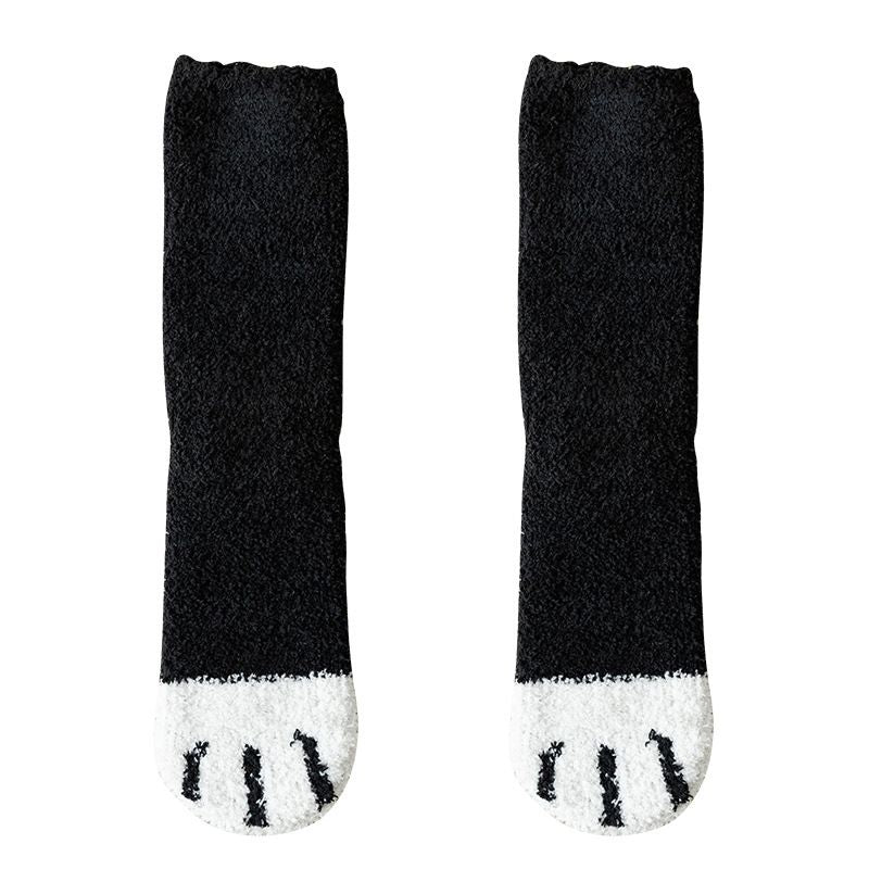 Winter Women Cat Claws Warm Fleece Socks DromedarShop.com Online Boutique