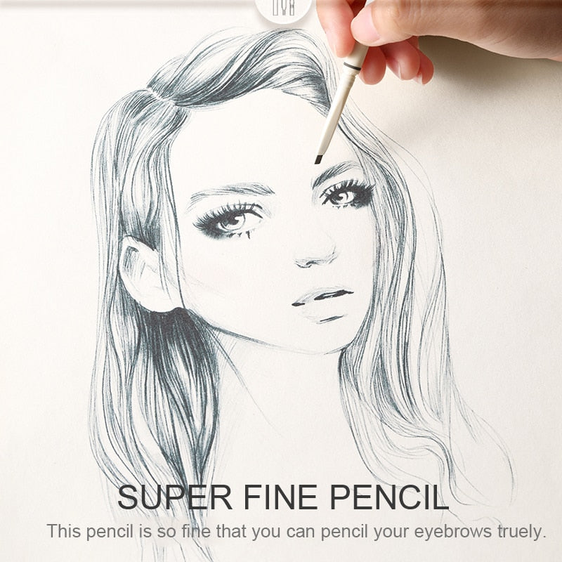 Artist Sketch Eyebrow Pencil Waterproof Natural Long Lasting Eye Makeup DromedarShop.com Online Boutique