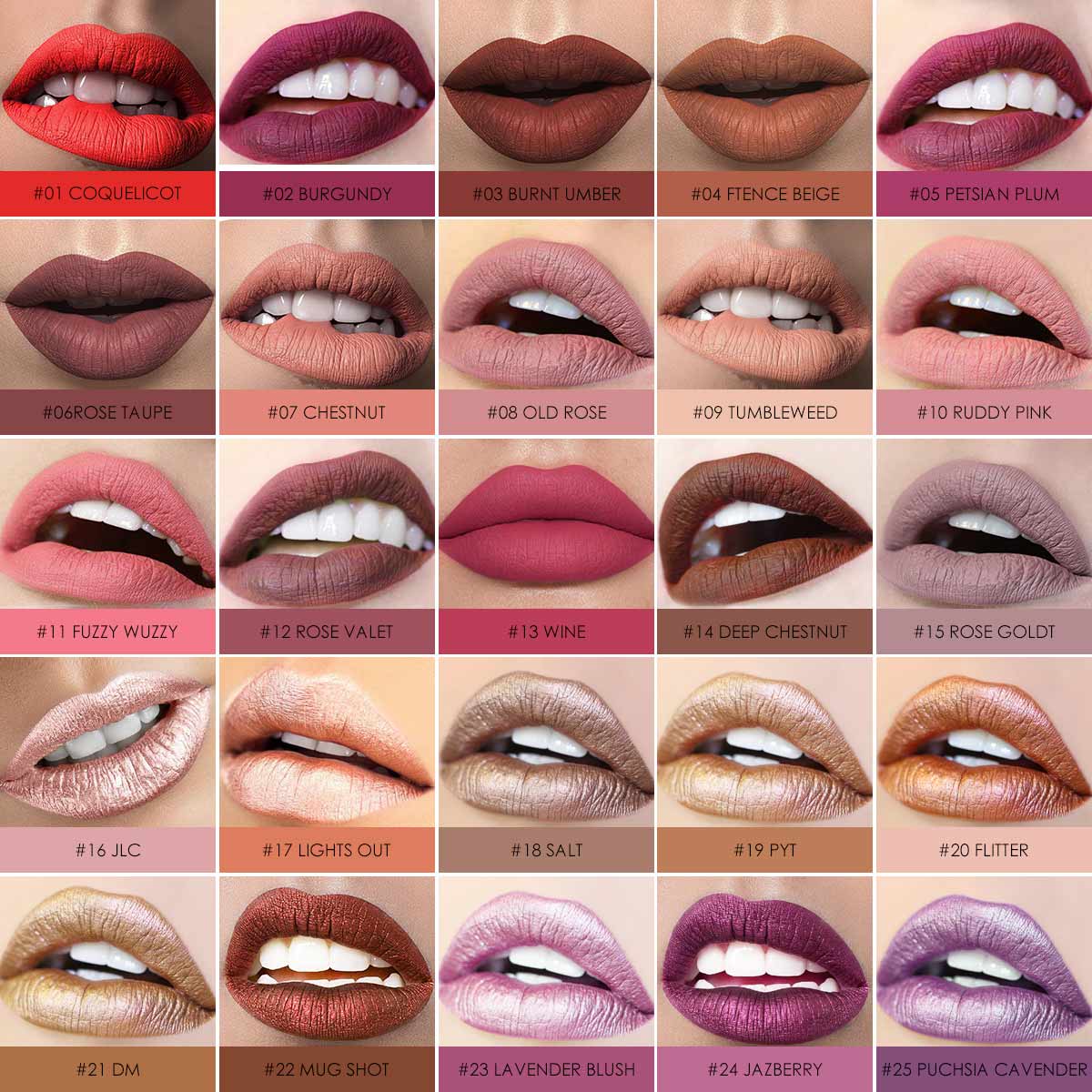 Liquid Lipstick Matte Lip Gloss DromedarShop.com Online Boutique