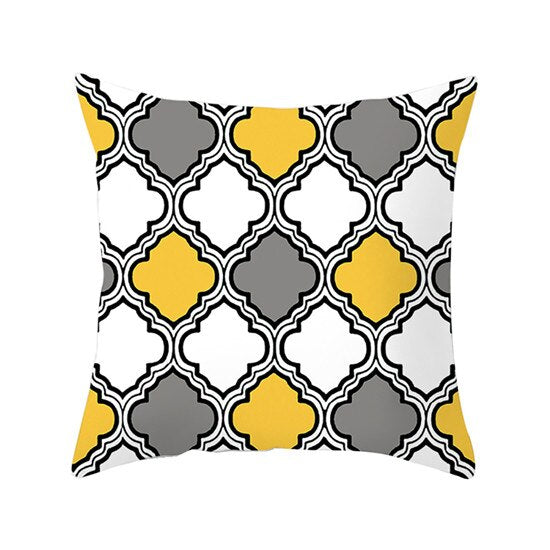Yellow Diamond-Throw Pillow Cover-Home Decor Collection DromedarShop.com Online Boutique