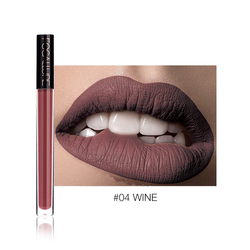 Liquid Matte Lip Tint Pigment Waterproof Nude Gloss Kiss-proof Lipstick DromedarShop.com Online Boutique