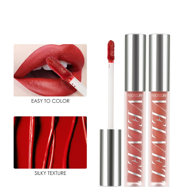 Velvet Matte High Quality Lip Tint Pigment Waterproof Long Lasting Natural Light Lipstick DromedarShop.com Online Boutique