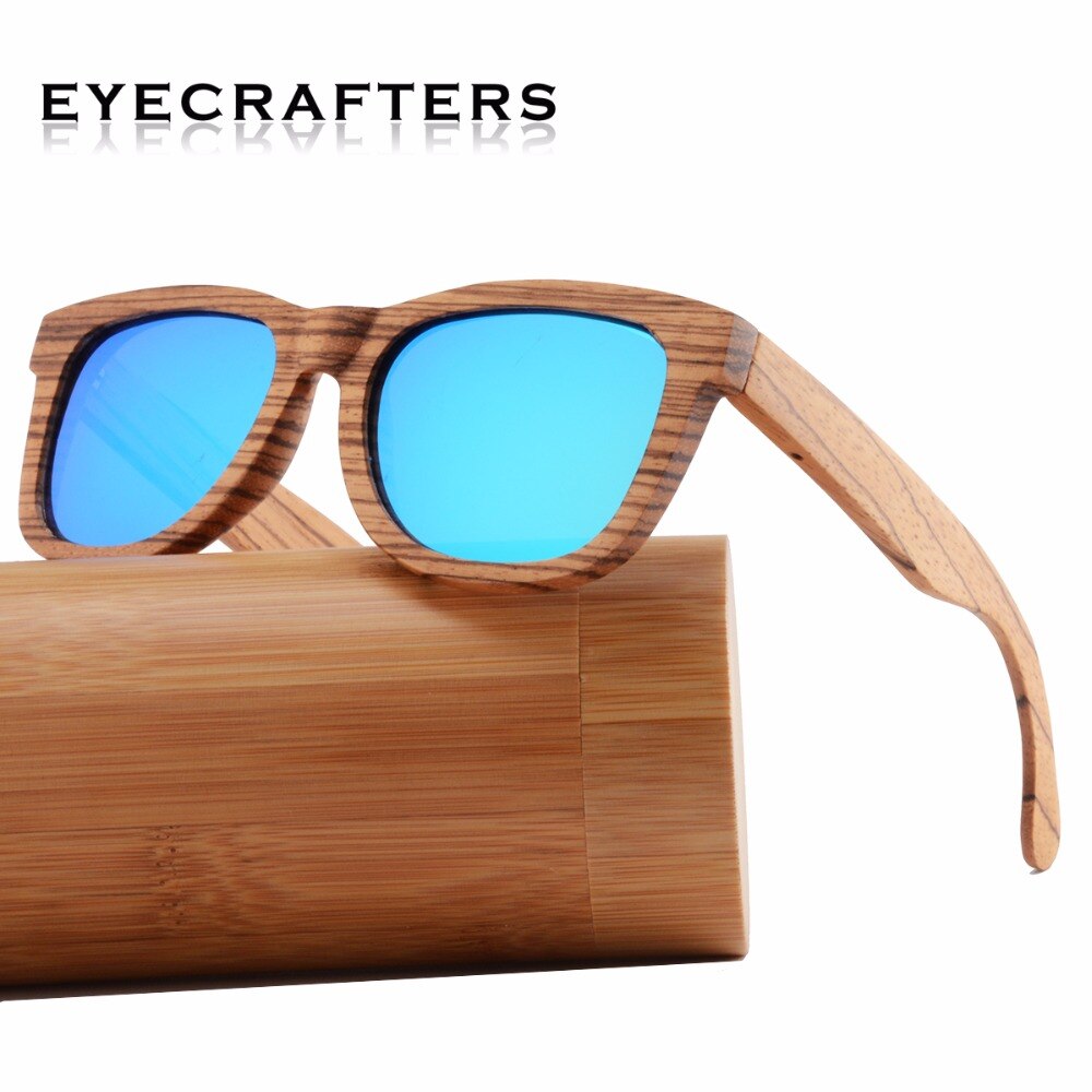 Bamboo Wooden Polarized Unisex Sunglasses mod.VI DromedarShop.com Online Boutique