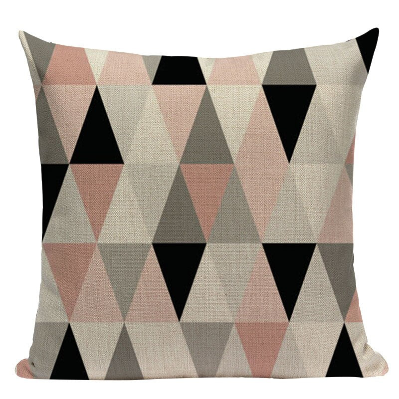 Natur Geometric-Throw Pillow Cover-Home Decor Collection DromedarShop.com Online Boutique