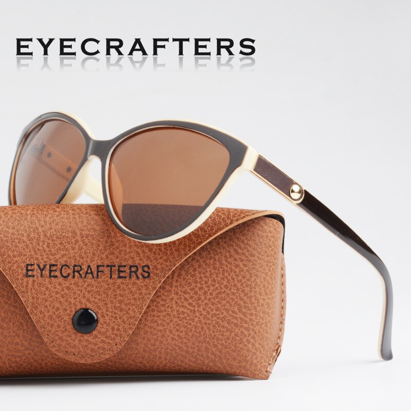 Womens Cat Eye Oversized Luxury Polarized Sunglasses DromedarShop.com Online Boutique