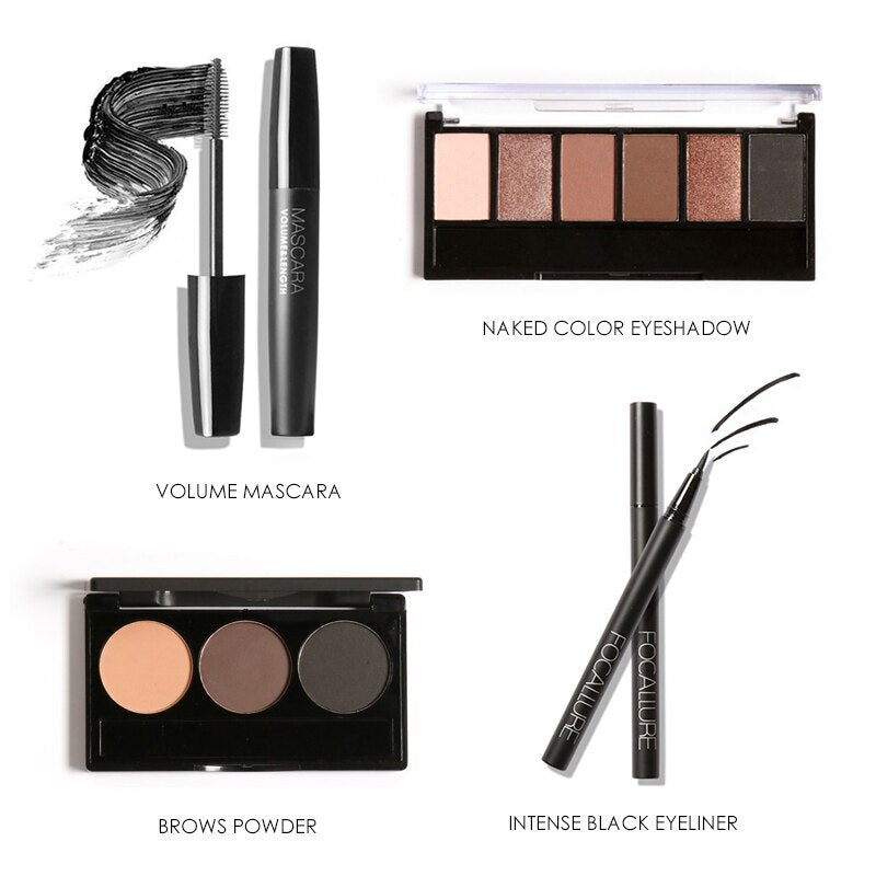 Makeup Kit With Makeup Bag 8 Pcs Cosmetic Set DromedarShop.com Online Boutique