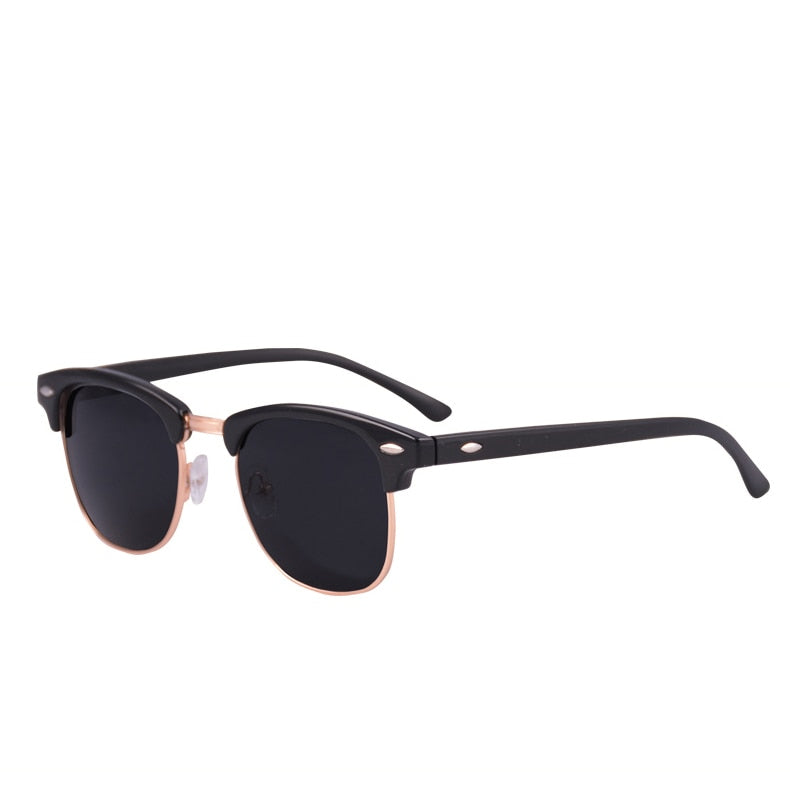 Inspired Classic Half Frame Unisex Sunglasses DromedarShop.com Online Boutique