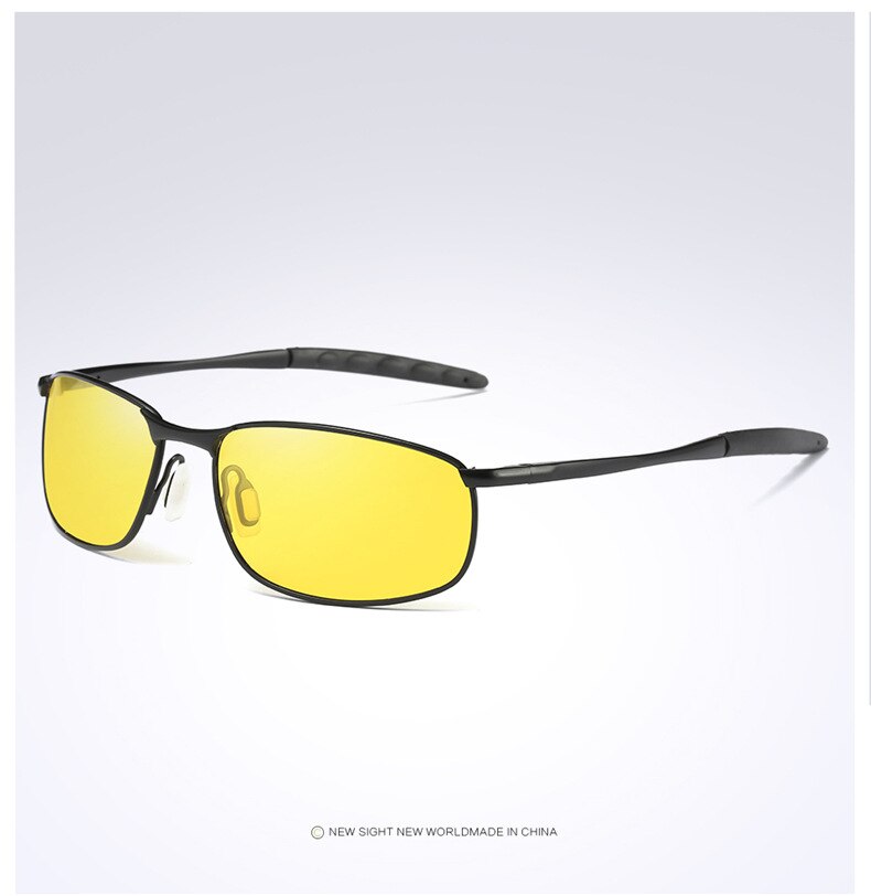 Polarized Metal Frame Night Vision Unisex Sunglasses DromedarShop.com Online Boutique
