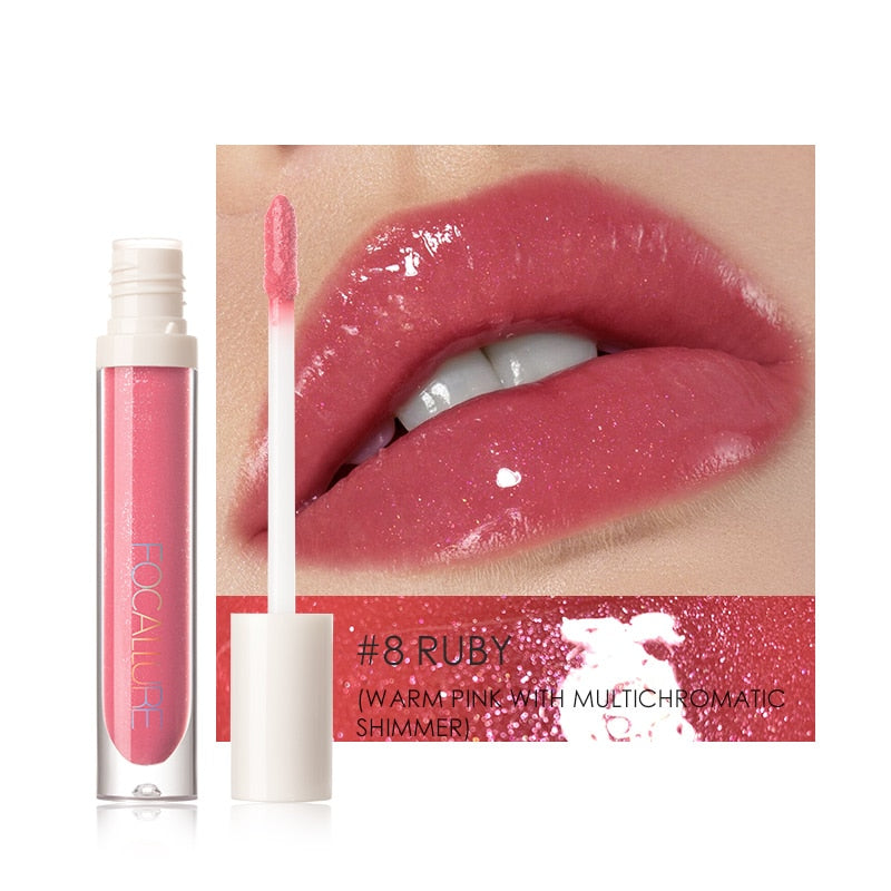 PLUMP-MAX Nourish Lip Glow Shimmer Glossy All-Day Water Locking Glitter Lip Gloss DromedarShop.com Online Boutique