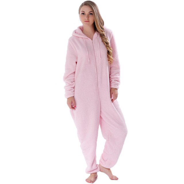Women Winter Warm Fleece Jumpsuits DromedarShop.com Online Boutique